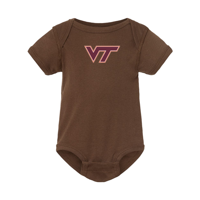 Virginia Tech Hokies  Rabbit Skins Infant Baby Rib Bodysuit